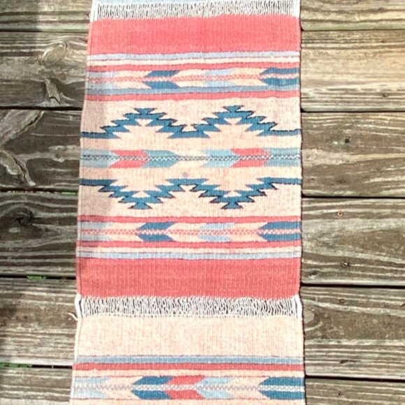 Other - Southwestern Native Table Runner Center Rug Ethnic Aztec Indian Western 64 x 14"